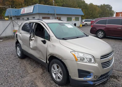 2016 Chevrolet Trax Lt из США, поврежденный, VIN 3GNCJLSB2GL234753